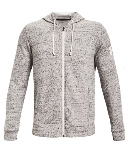 Casaco de fitness Under Armour Rival Terry Fz Hd-Wht Homem