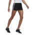 Calça calções adidas 3Bandas Mulher Preto