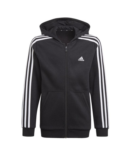 Casaco adidas Essentials 3-Stripes Girl Preto