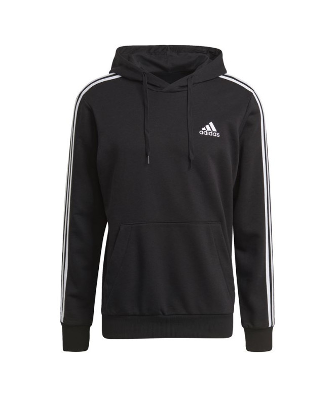 Moletom adidas com capuz Essentials 3-Stripes M...